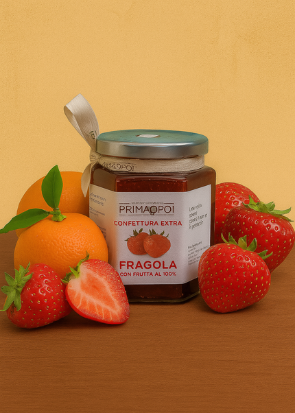 Confettura extra alla fragola vasetto da 180 gr