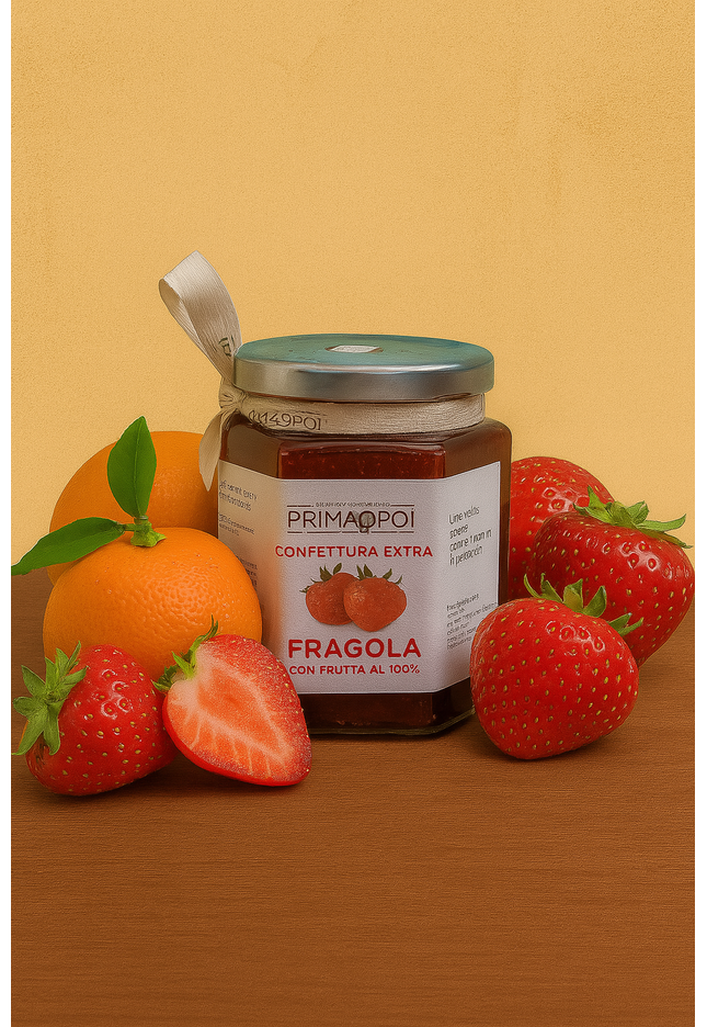 Confettura extra alla fragola vasetto da 180 gr