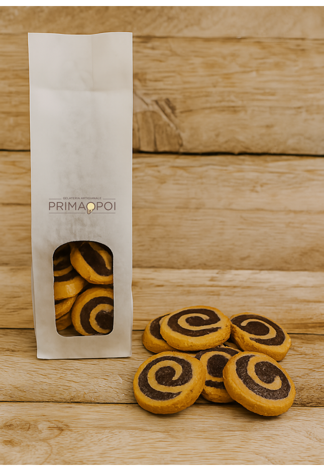 Biscotti girella pacchetto da 200 gr