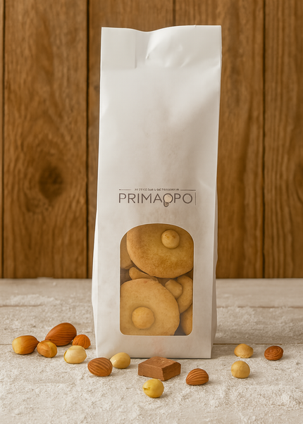 Biscotto frolla alla nocciola senza glutine pacchetto da 200 gr