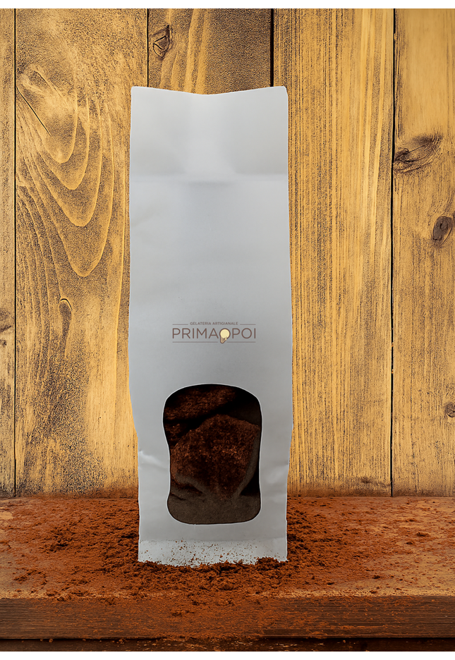 Frolla al cacao e cioccolato senza glutine e senza latte pacchetto da 200 gr