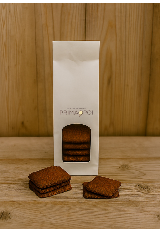 Tegole alla nocciola senza glutine pacchetto da 200 gr
