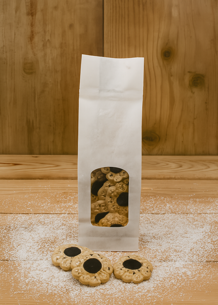 Frolla con cuore di cioccolato senza glutine e senza latte pacchetto da 200 gr