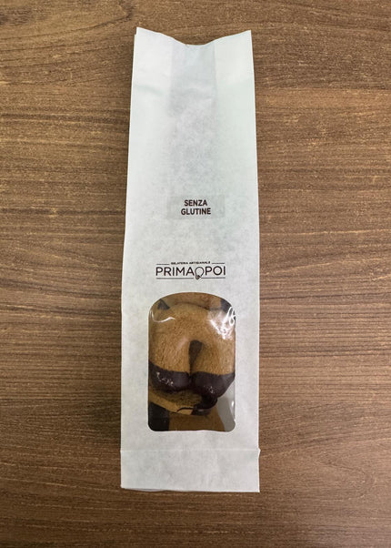 Biscotti frolla al caffe senza glutine pacchetto da 200 gr prodotto da Prima o Poi artigianale