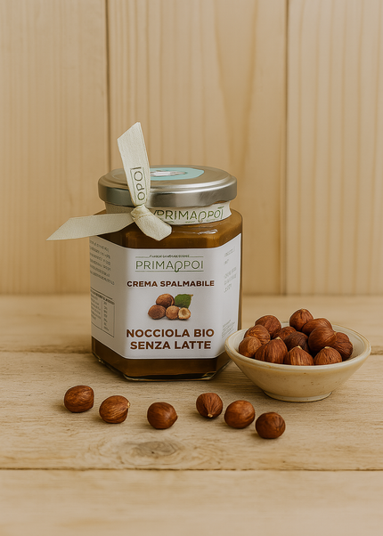 Crema spalmabile nocciola bio senza latte