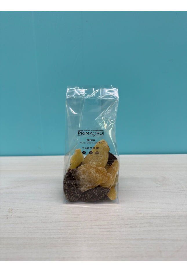 Zenzero candito e cioccolato