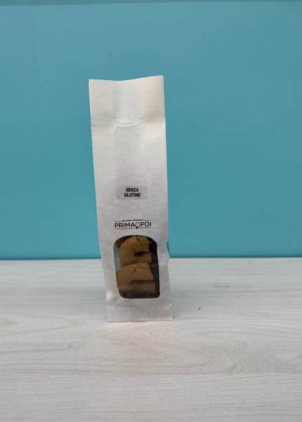 Biscotti frolla al caffe senza glutine pacchetto da 200 gr prodotto da Prima o Poi artigianale