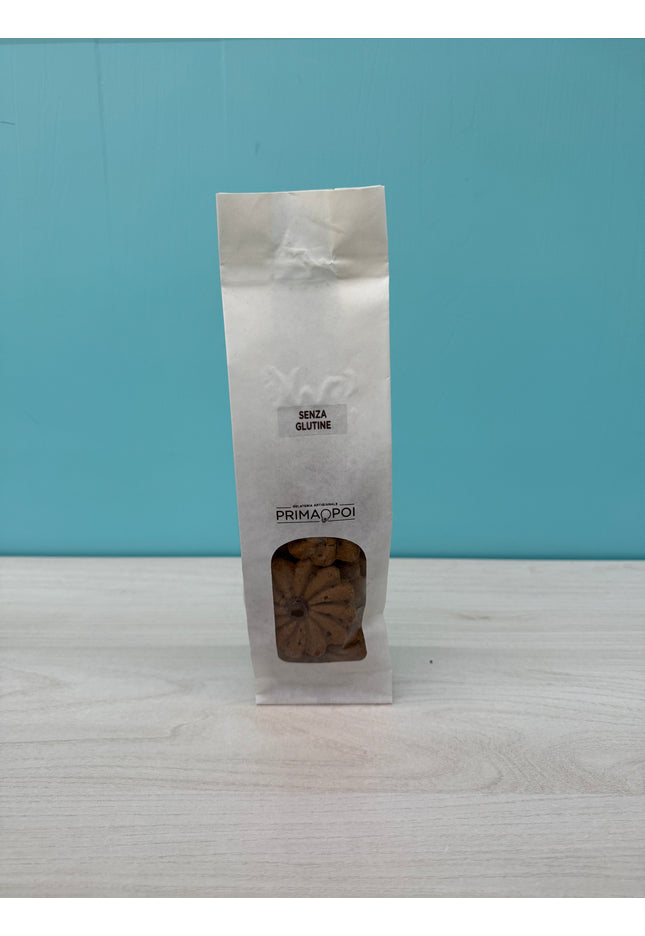 Biscotti frolla ciocco-nocciola senza glutine pacchetto da 200 gr